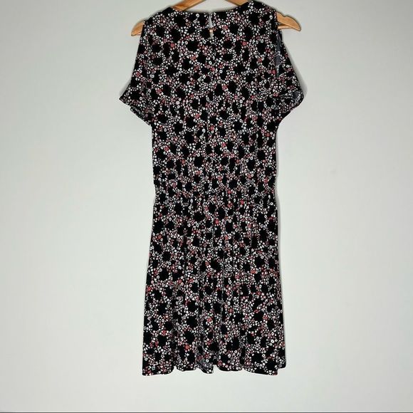 Michael Kors Floral Cold Shoulder Dress - Picture 7 of 7